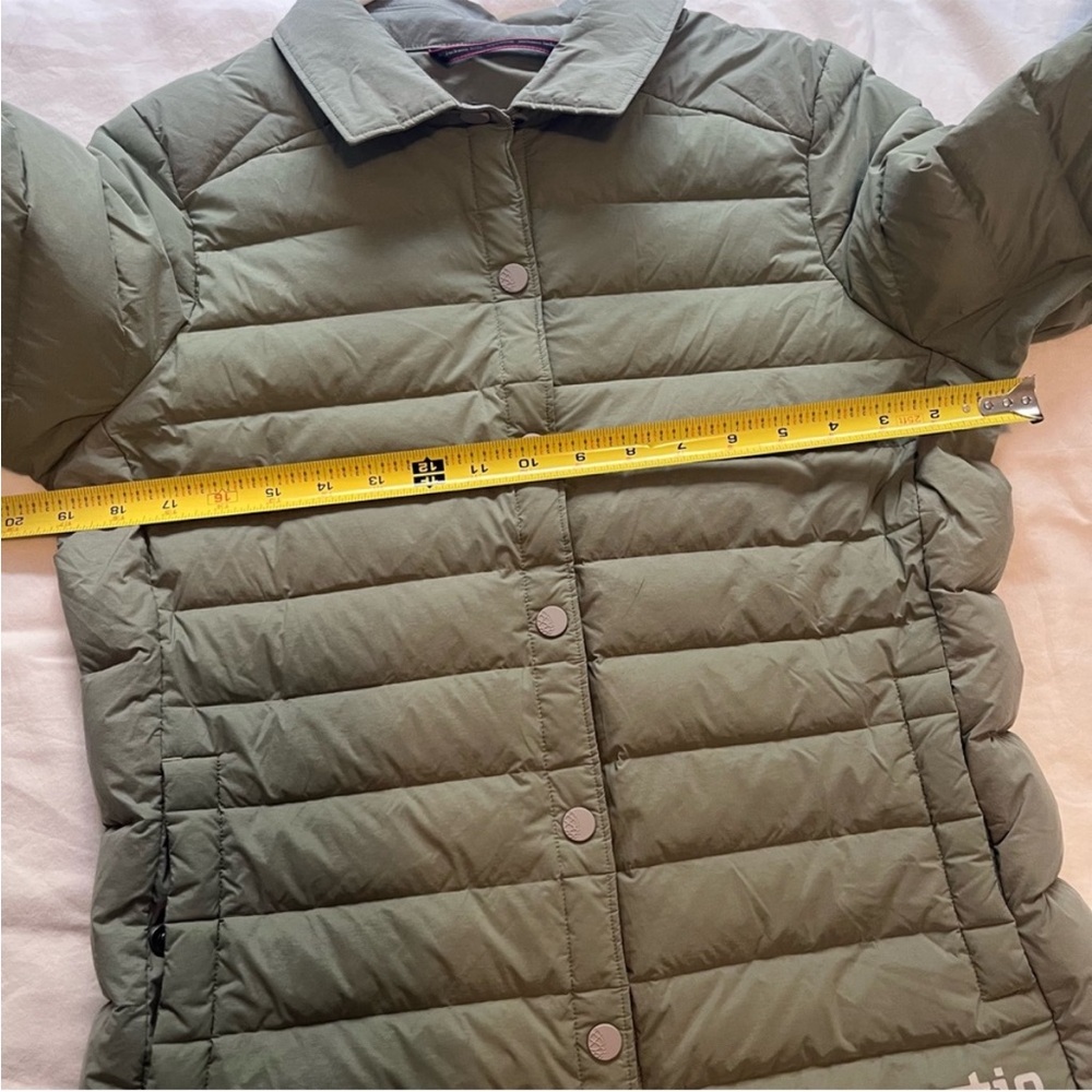 Stio Skillet Snap Insulated Stretch Down Jacket in Sage Green - Picture 11 of 12